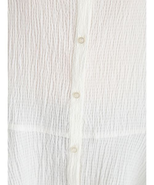 CELFORD（セルフォード）の「ラッフルヘムロングブラウス（シャツ/ブラウス・レディース・サックスブルー/オフホワイト・F）」の10枚目の写真