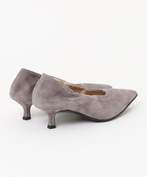 FABIO RUSCONI(ファビオルスコーニ)の「【FABIO RUSCONI】シャーリングポインテッドパンプス(F51020)(パンプス・レディース・ベージュ系その他/ブラック・37/36/35)」の3枚目の写真