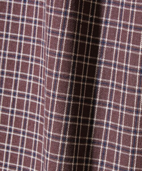 GLOSTER（グロスター）の「【シャツ＋Tシャツの2点セット】TC平織 小柄チェックアンサンブル（シャツ/ブラウス・メンズ・ブラック/ベージュ/ブラウン・M/L/XL）」の17枚目の写真