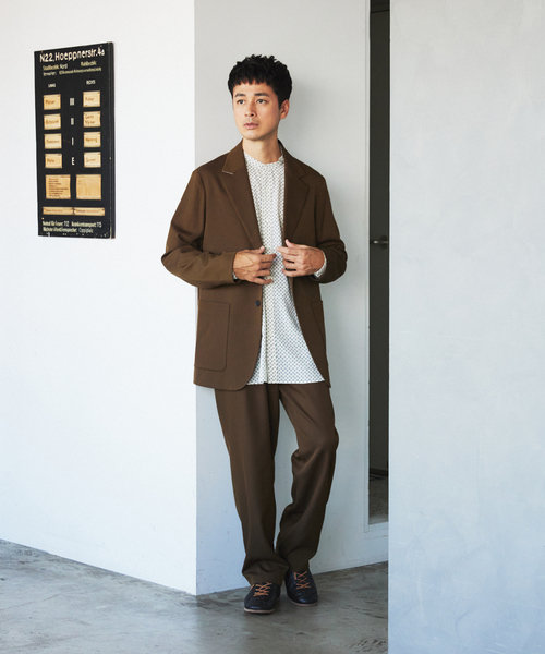 ドビー ドスキン ジャケット【セットアップ着用可】（テーラード