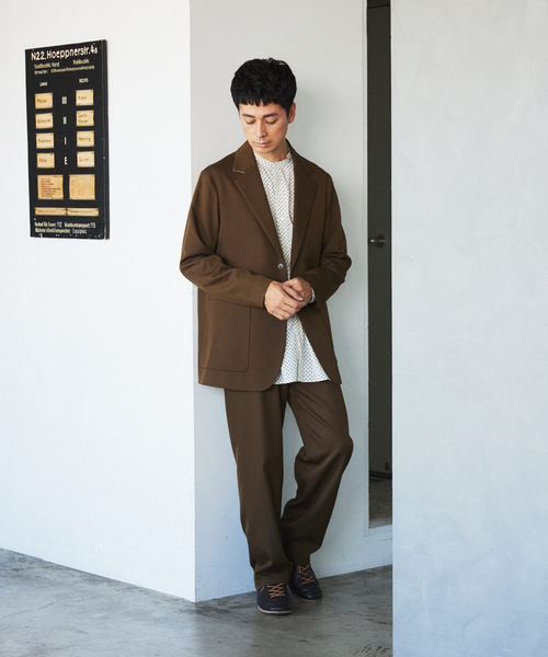 ドビー ドスキン ジャケット【セットアップ着用可】（テーラード