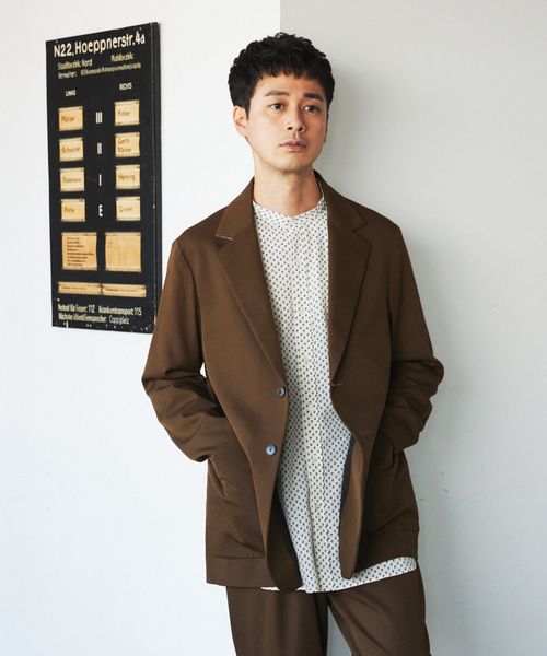 ドビー ドスキン ジャケット【セットアップ着用可】（テーラード