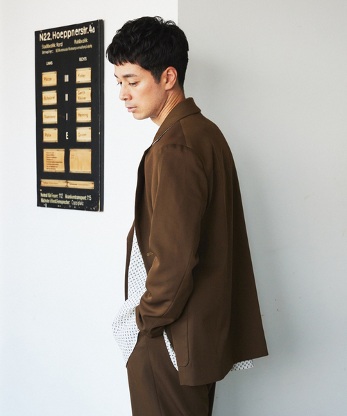 ドビー ドスキン ジャケット【セットアップ着用可】（テーラード