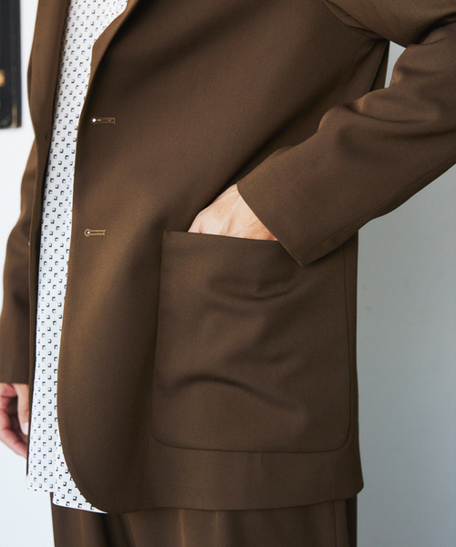 ドビー ドスキン ジャケット【セットアップ着用可】（テーラード