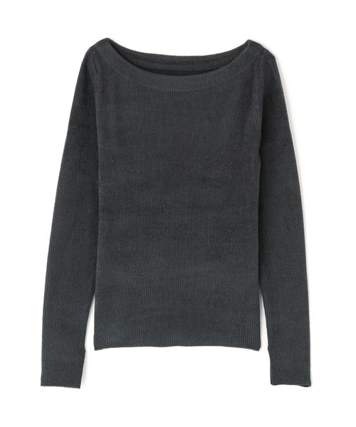 NATURAL BEAUTY BASIC(ナチュラルビューティーベーシック)の「◇ボートネックモールリブニット(ニット/セーター・レディース・チャコールグレー/ベージュ/マスタード・FREE)」の16枚目の写真
