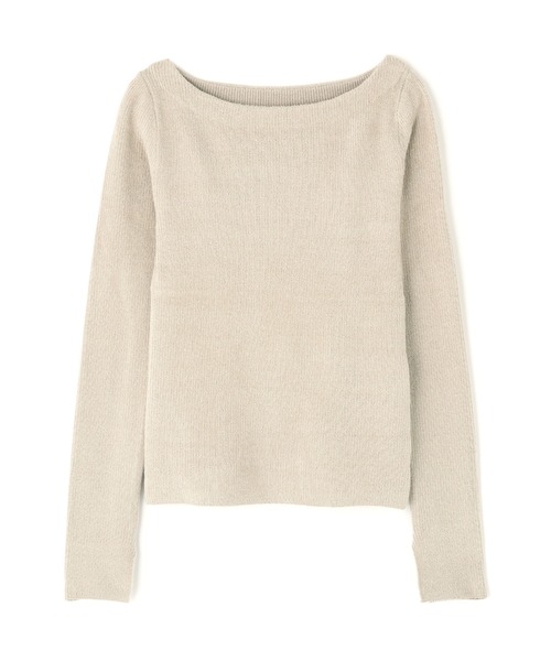 NATURAL BEAUTY BASIC(ナチュラルビューティーベーシック)の「◇ボートネックモールリブニット(ニット/セーター・レディース・チャコールグレー/ベージュ/マスタード・FREE)」の14枚目の写真