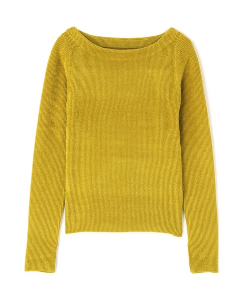 NATURAL BEAUTY BASIC(ナチュラルビューティーベーシック)の「◇ボートネックモールリブニット(ニット/セーター・レディース・チャコールグレー/ベージュ/マスタード・FREE)」の12枚目の写真
