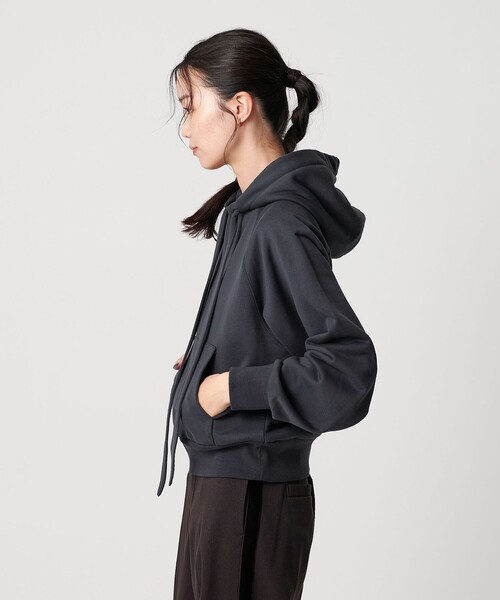 BEAUTY&YOUTH UNITED ARROWS（ビューティーアンドユースユナイテッドアローズ）の「コットンブレンド裏毛 リボンフーディ（スウェット・レディース・ダークグレー/コバルトブルー/ライトグレー・FREE）」の12枚目の写真