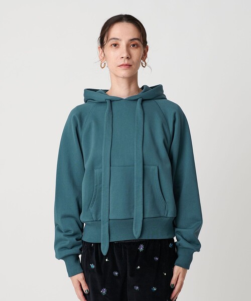 BEAUTY&YOUTH UNITED ARROWS（ビューティーアンドユースユナイテッドアローズ）の「コットンブレンド裏毛 リボンフーディ（スウェット・レディース・ダークグレー/コバルトブルー/ライトグレー・FREE）」の21枚目の写真