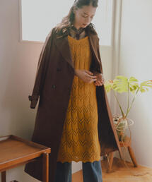 N.（N. Natural Beauty Basic） | 【PS/低身長サイズ】フェイクスウェードロングトレンチコート(トレンチコート)