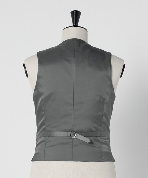 green label relaxing（グリーンレーベルリラクシング）の「TW 柄 5B オッドベスト（スーツベスト・メンズ・グレー系/ネイビー・XL/L/M/S）」の17枚目の写真