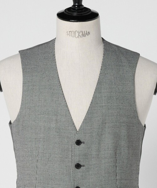 green label relaxing（グリーンレーベルリラクシング）の「TW 柄 5B オッドベスト（スーツベスト・メンズ・グレー系/ネイビー・XL/L/M/S）」の16枚目の写真