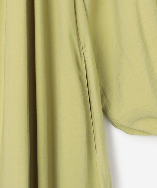 GYMPHLEX（ジムフレックス）の「Gymphlex | ネックギャザー 長袖ワンピース WOMEN（ワンピース・レディース・ダークネイビー/イエロー系その他・14）」の15枚目の写真