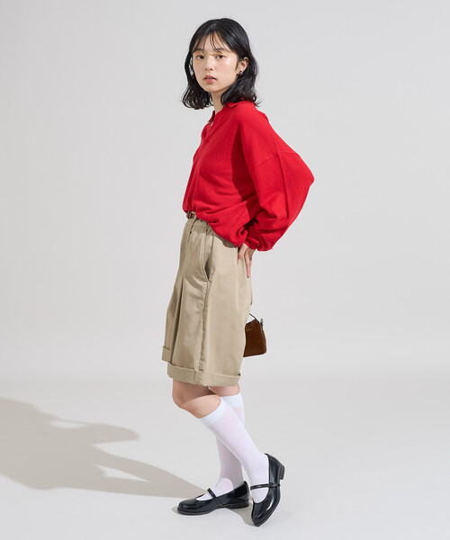 FOX タッパー　半袖　プロフ必読⭐ FOX タッパー 半袖 プロフ必読⭐ SLY | FRONT HOOK RIB トップス