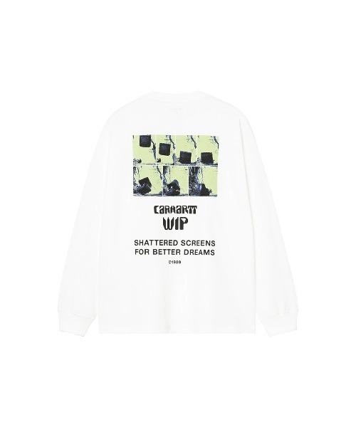Carhartt WIP(カーハートダブリューアイピー)の「Carhartt WIP L/S BETTER DREAMS T-SHIRT(カーハートワークインプログレス ロングスリーブ ベター ドリームズ Tシャツ)(Tシャツ/カットソー・メンズ・ブラック/ホワイト・SMALL/MEDIUM/LARGE/X-LARGE)」の3枚目の写真