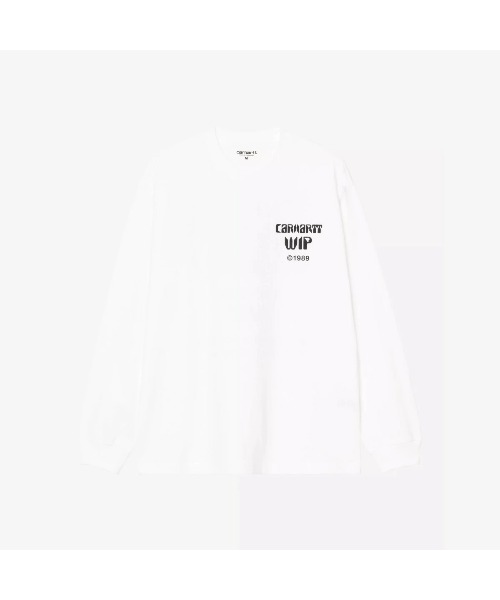 Carhartt WIP(カーハートダブリューアイピー)の「Carhartt WIP L/S BETTER DREAMS T-SHIRT(カーハートワークインプログレス ロングスリーブ ベター ドリームズ Tシャツ)(Tシャツ/カットソー・メンズ・ブラック/ホワイト・SMALL/MEDIUM/LARGE/X-LARGE)」の4枚目の写真