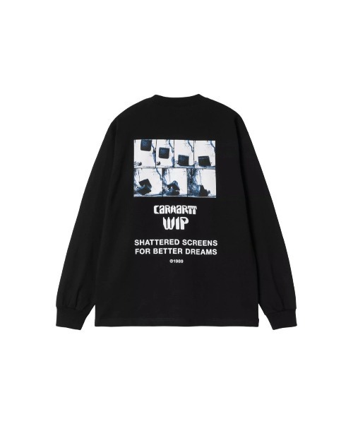 Carhartt WIP(カーハートダブリューアイピー)の「Carhartt WIP L/S BETTER DREAMS T-SHIRT(カーハートワークインプログレス ロングスリーブ ベター ドリームズ Tシャツ)(Tシャツ/カットソー・メンズ・ブラック/ホワイト・SMALL/MEDIUM/LARGE/X-LARGE)」の7枚目の写真