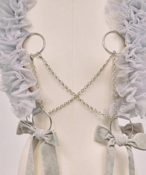 Ezick（エジック）の「tull velours ribbon ベロアリボンチュール