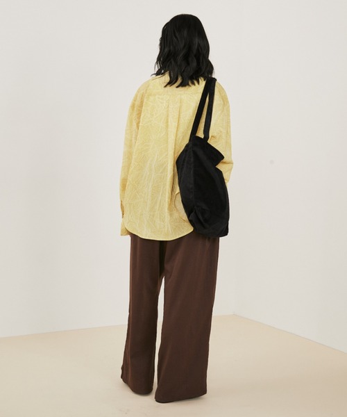 MERLOT（メルロー）の「【ウエストゴム】ツイルタッチイージーワイドパンツ（その他パンツ・レディース・ブラウン/ベージュ/ネイビー・FREE）」の20枚目の写真