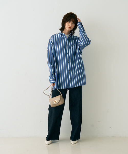 AULENTTI(オウレンティ)の「【AULENTTI/オウレンティ】レザーバンブーポシェット(ショルダーバッグ・レディース・ブラック/ベージュ/オフホワイト・フリー)」の19枚目の写真