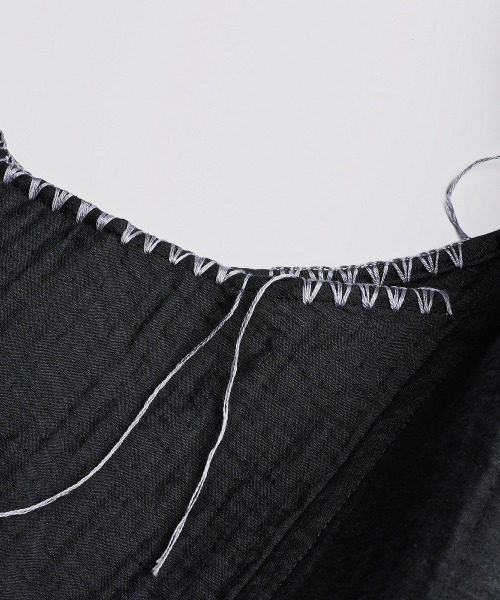 BALLAST ARK（バラストアーク）の「BALLAST ARK / バラストアーク：Oval Embroid Bag：BA12-BG01[AST]（トートバッグ・メンズ・ブラック×イエロー/ブラック×ホワイト/ブラック系その他/ブラック×パープル・FREE）」の13枚目の写真