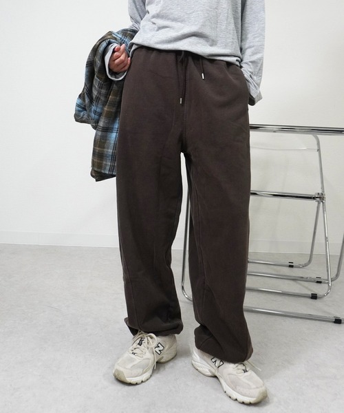 gossara（ゴサラ）の「バレルレッグスエットPT（スウェットパンツ・レディース・ブラック/ブラウン/グレー・FREE）」の3枚目の写真