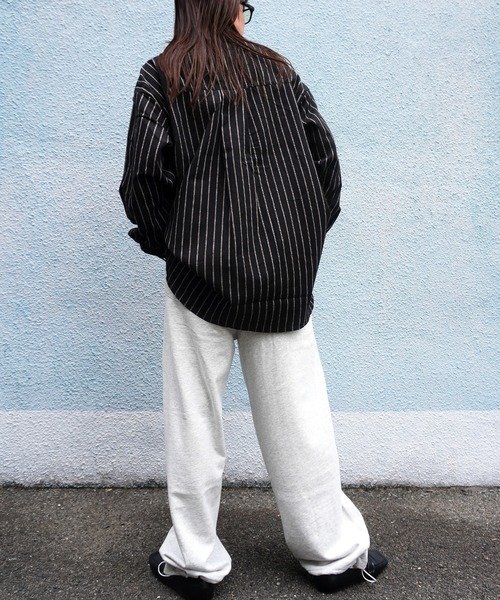 gossara（ゴサラ）の「バレルレッグスエットPT（スウェットパンツ・レディース・ブラック/ブラウン/グレー・FREE）」の5枚目の写真