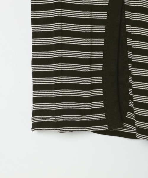 MILLER（ミラー）の「【MILLER(ミラー)】Prib Cardigan（Tシャツ/カットソー・レディース・スカイブルー/ブラック/ライトオリーブ・FREE）」の7枚目の写真