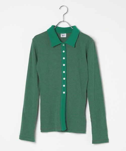 MILLER（ミラー）の「【MILLER(ミラー)】Prib Cardigan（Tシャツ/カットソー・レディース・スカイブルー/ブラック/ライトオリーブ・FREE）」の17枚目の写真