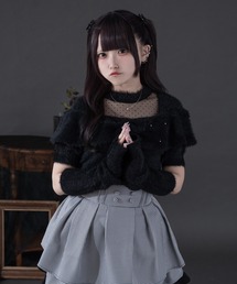 未使用タグ付‼️ リボンディテールトップス　black 未使用タグ付‼️ リボンディテールトップス black 未使用タグ付