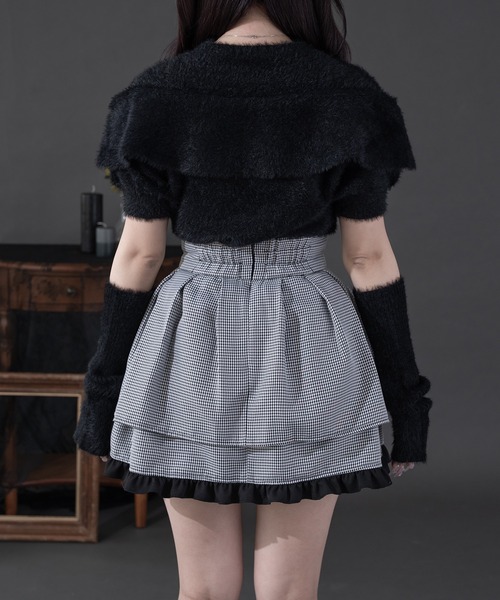 Pal elfy（パルエルフィー）の「アームウォーマー付きリボンシャギー