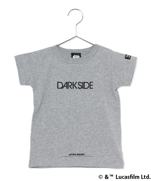 GROOVY COLORS(グルービーカラーズ)の「STAR WARS DARKSIDE Tシャツ(Tシャツ/カットソー・キッズ・ホワイト/グレー・140/100/120/90/110/130)」の1枚目の写真