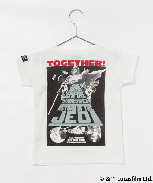 GROOVY COLORS(グルービーカラーズ)の「STAR WARS DARKSIDE Tシャツ(Tシャツ/カットソー・キッズ・ホワイト/グレー・140/100/120/90/110/130)」の15枚目の写真