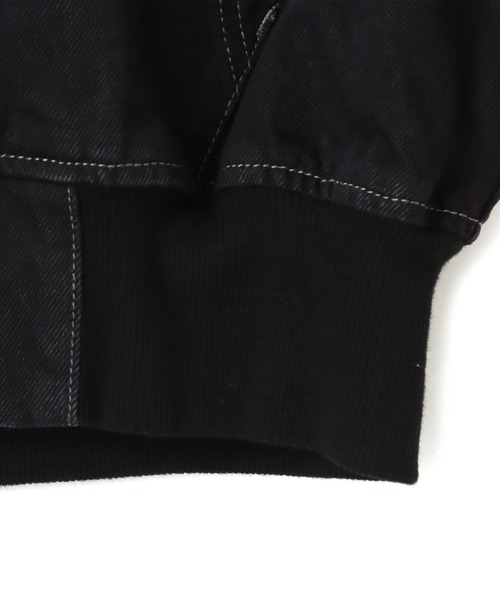 atmos pink(アトモスピンク)の「atmos pink Studs Denim Hoodie / アトモス ピンク スタッズ デニム フーディー(その他アウター・レディース・ブルー/ブラック・FREE)」の7枚目の写真