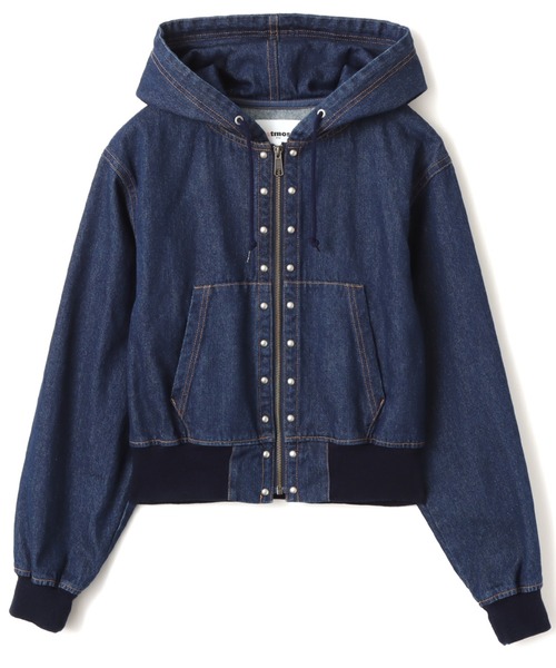 atmos pink(アトモスピンク)の「atmos pink Studs Denim Hoodie / アトモス ピンク スタッズ デニム フーディー(その他アウター・レディース・ブルー/ブラック・FREE)」の14枚目の写真