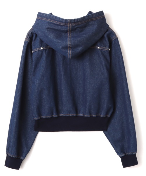 atmos pink(アトモスピンク)の「atmos pink Studs Denim Hoodie / アトモス ピンク スタッズ デニム フーディー(その他アウター・レディース・ブルー/ブラック・FREE)」の17枚目の写真