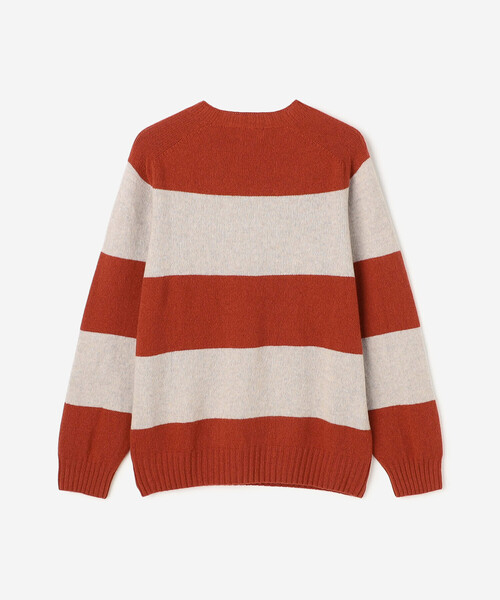 MORRIS & SONS | ブロックストライプクルーネックセーター MEN（ニット