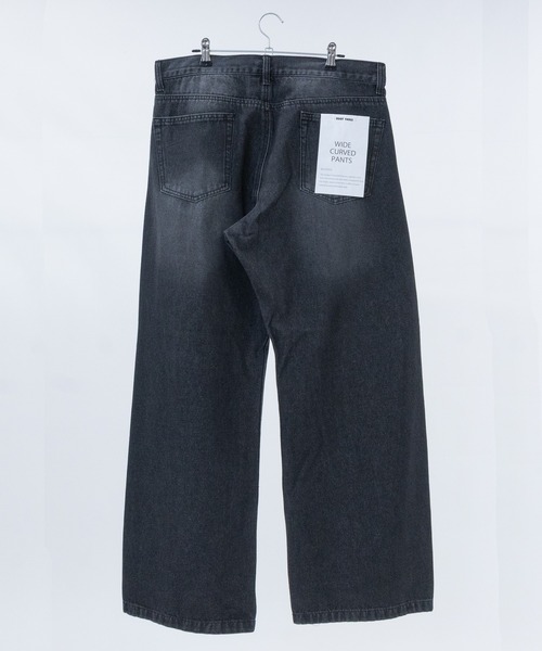 JOHN'S CLOSET（ジョンズクローゼット）の「【3】フェード加工 カーブデニムパンツ（デニムパンツ・メンズ・ブルー/グレー/ブラウン/スミクロ・X-LARGE/LARGE/MEDIUM）」の17枚目の写真