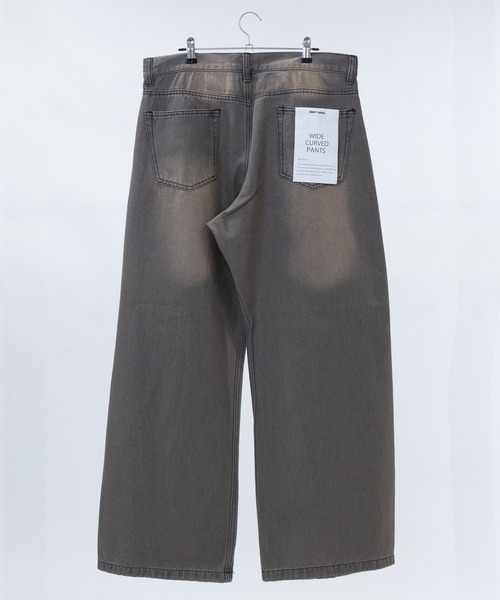 JOHN'S CLOSET（ジョンズクローゼット）の「【3】フェード加工 カーブデニムパンツ（デニムパンツ・メンズ・ブルー/グレー/ブラウン/スミクロ・X-LARGE/LARGE/MEDIUM）」の18枚目の写真