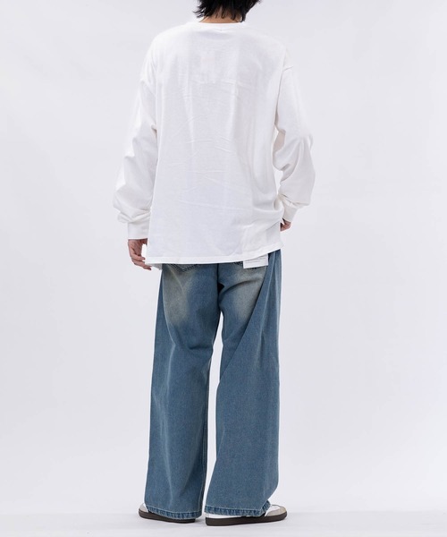 JOHN'S CLOSET（ジョンズクローゼット）の「【3】フェード加工 カーブデニムパンツ（デニムパンツ・メンズ・ブルー/グレー/ブラウン/スミクロ・X-LARGE/LARGE/MEDIUM）」の12枚目の写真