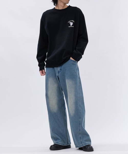 JOHN'S CLOSET（ジョンズクローゼット）の「【3】フェード加工 カーブデニムパンツ（デニムパンツ・メンズ・ブルー/グレー/ブラウン/スミクロ・X-LARGE/LARGE/MEDIUM）」の14枚目の写真