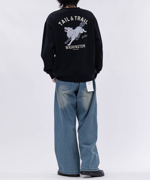 JOHN'S CLOSET（ジョンズクローゼット）の「【3】フェード加工 カーブデニムパンツ（デニムパンツ・メンズ・ブルー/グレー/ブラウン/スミクロ・X-LARGE/LARGE/MEDIUM）」の15枚目の写真