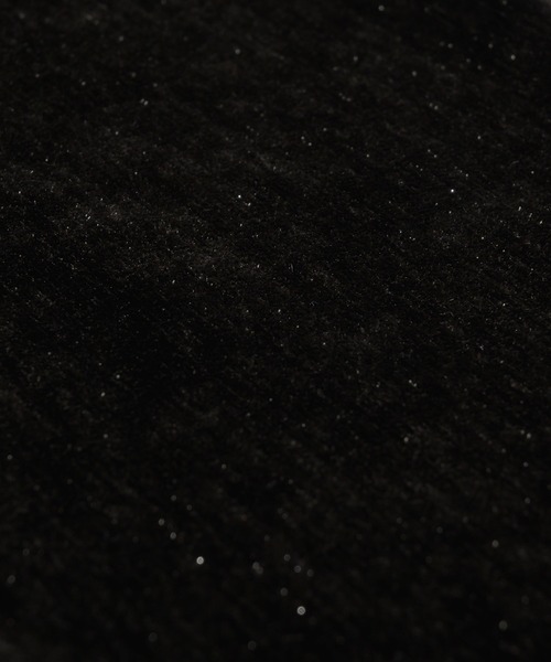 MUHET（ミュエータ）の「【set item】velour long sleeve t-shirt & halter neck camisole / ホルターネックキャミセットベロアロンT（Tシャツ/カットソー・レディース・ブラウン/ネイビー/アイボリー/ブラック・FREE）」の6枚目の写真