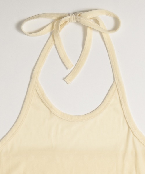 MUHET（ミュエータ）の「【set item】velour long sleeve t-shirt & halter neck camisole / ホルターネックキャミセットベロアロンT（Tシャツ/カットソー・レディース・ブラウン/ネイビー/アイボリー/ブラック・FREE）」の13枚目の写真