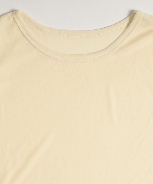 MUHET（ミュエータ）の「【set item】velour long sleeve t-shirt & halter neck camisole / ホルターネックキャミセットベロアロンT（Tシャツ/カットソー・レディース・ブラウン/ネイビー/アイボリー/ブラック・FREE）」の12枚目の写真