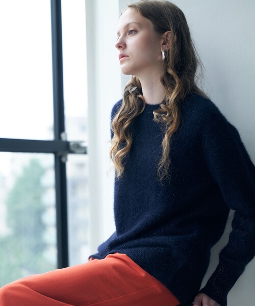 ルレックスフォックスアルパカ プルオーバーニット（ニット/セーター