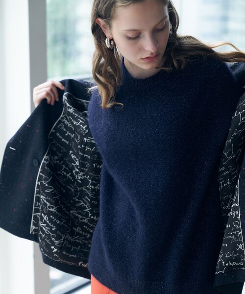 ルレックスフォックスアルパカ プルオーバーニット（ニット/セーター