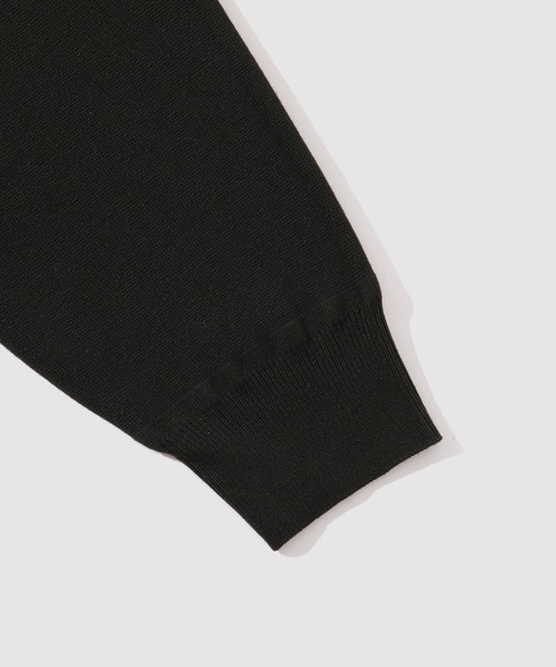 NAVY（ネイビー）の「NAVY 快適ミラノリブハーフジップニット【ウォッシャブル】（ニット/セーター・メンズ・ブラック/杢グレー・XL/L/M/S）」の9枚目の写真