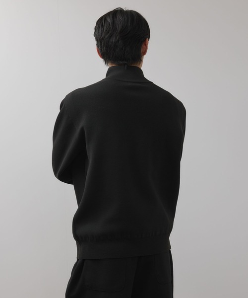NAVY（ネイビー）の「NAVY 快適ミラノリブハーフジップニット【ウォッシャブル】（ニット/セーター・メンズ・ブラック/杢グレー・XL/L/M/S）」の18枚目の写真