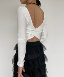 AMAIL | Cross Back Top(Tシャツ/カットソー)